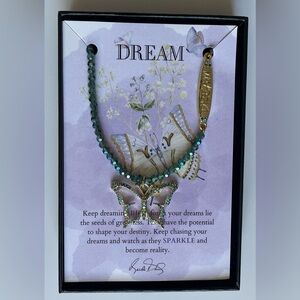 Heidi Daus Crystal Butterfly Necklace – NIB – Dream Card